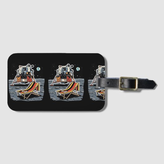 Étiquette À Bagage Funny German towel  (Devant Horizontal)