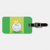 Étiquette À Bagage Funny Golf Ball King Of Golf (Devant horizontal)