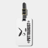 Étiquette À Bagage Funny Golf, Putting (Devant Vertical)