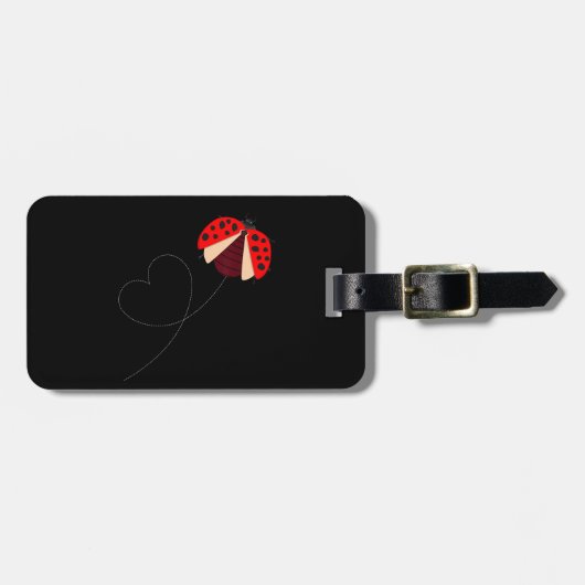 Étiquette À Bagage Funny Ladybug (Devant horizontal)