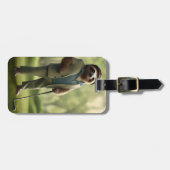 Étiquette À Bagage Funny Sloth Golf Player, (Devant horizontal)