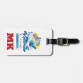 Étiquette À Bagage Funny Vacation Cruise (Devant horizontal)