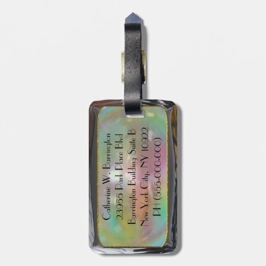 Étiquette À Bagage Future beauté (Dos Vertical)