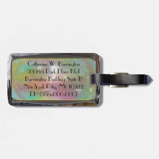 Étiquette À Bagage Future beauté (Dos horizontal)