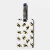 Étiquette À Bagage Gaffez la copie d'abeille - copie naturelle (Dos Vertical)