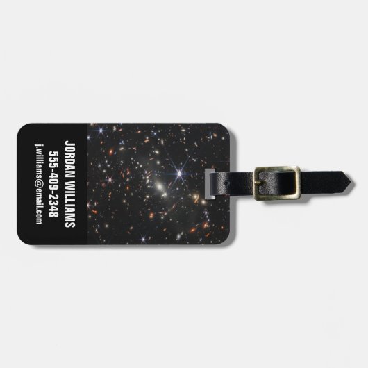 Étiquette À Bagage Galaxy Cluster Smacs 0723. (Devant horizontal)