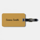 Étiquette À Bagage Galets dans l'eau - Personnalisable (Dos horizontal)