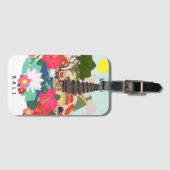 Étiquette À Bagage Galungan à Bali illustration (Devant Horizontal)