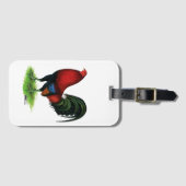 Étiquette À Bagage Gamecock : Rouge foncé (Devant Horizontal)