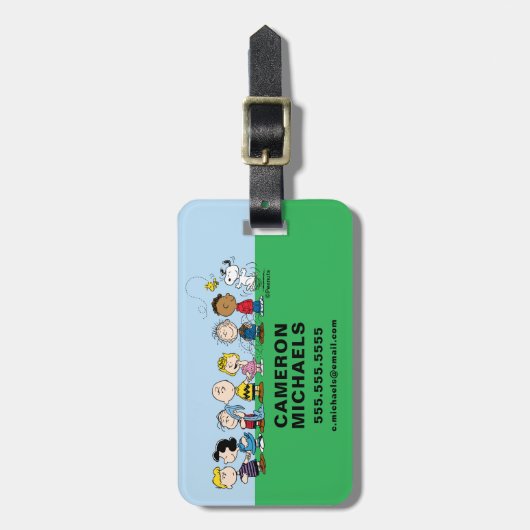 Étiquette À Bagage Gang d'arachides (Devant Vertical)