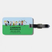 Étiquette À Bagage Gang d'arachides (Dos horizontal)