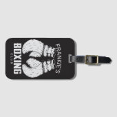 Étiquette À Bagage Gants de boxe club Boxer Gym Fighter (Devant Horizontal)