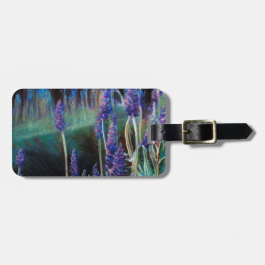 Étiquette À Bagage Garden By the Pond at Twilight (Devant horizontal)