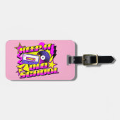 Étiquette À Bagage Gardez l'ancienne école (Devant horizontal)