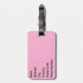 Étiquette À Bagage Gardez l'ancienne école (Dos Vertical)