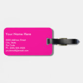 Étiquette À Bagage Gardez le calme et continuez (Dos horizontal)