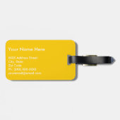 Étiquette À Bagage Gardez le calme et l'encouragez dessus (Dos horizontal)