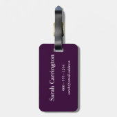 Étiquette À Bagage Gardez le calme et visitez la bibliothèque - dans (Dos Vertical)