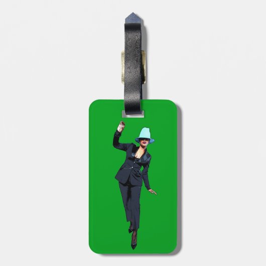 Étiquette À Bagage Gardez votre coeur trois piles (Dos Vertical)