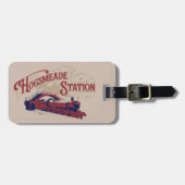 Étiquette À Bagage Gare de HOGSMEADE Graphique Vintage (Devant horizontal)