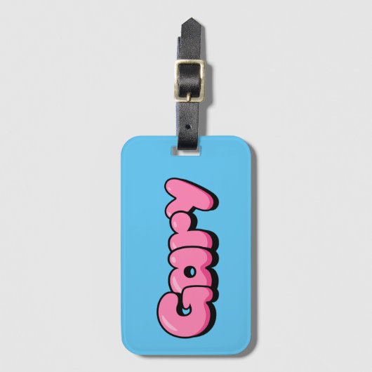 Étiquette À Bagage Gary (Devant Vertical)