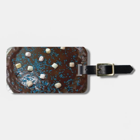 Étiquette À Bagage Gâteau au chocolat (Devant horizontal)