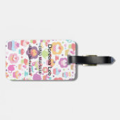 Étiquette À Bagage Gâteau et théière en cuillère (Dos horizontal)