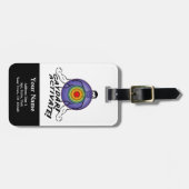 Étiquette À Bagage Gaydar ! Activez ! Homosexuel d'arc-en-ciel (Devant horizontal)