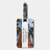 Étiquette À Bagage Géant Séquoia S'élève (Dos Vertical)