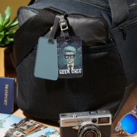 Geek Chic AI Généré - Drôle Geek Sarcastique Nerdy