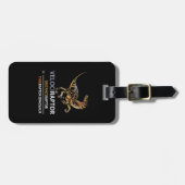 Étiquette À Bagage Geek math Dinosaur Velociraptor (Devant horizontal)