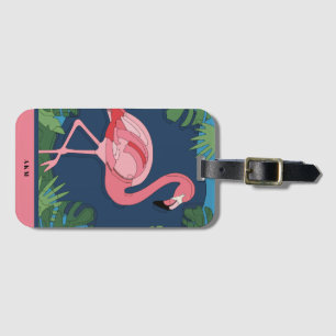 Étiquette À Bagage Geo Flamant rose Puzzle