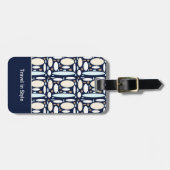 Étiquette À Bagage Geometric Elegance (Devant horizontal)