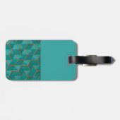 Étiquette À Bagage géométrique (Dos horizontal)