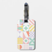 Étiquette À Bagage géométrique n° 32 (Dos Vertical)