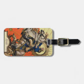 Étiquette À Bagage George Washington à cheval (Devant horizontal)