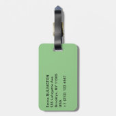 Étiquette À Bagage Georges Seurat - Un dimanche sur La Grande Jatte (Dos Vertical)