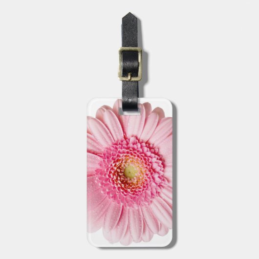 Étiquette À Bagage Gerbera Rose Daisy (Devant Vertical)