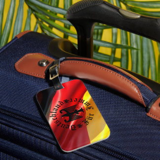 Étiquette À Bagage Germany/Deutschland Forever/black eagle/flag