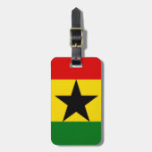 Étiquette À Bagage Ghana Flag (Devant Vertical)