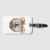 Étiquette À Bagage Ghost Halloween Crewneck ,Cozy Spooky S (Devant Horizontal)