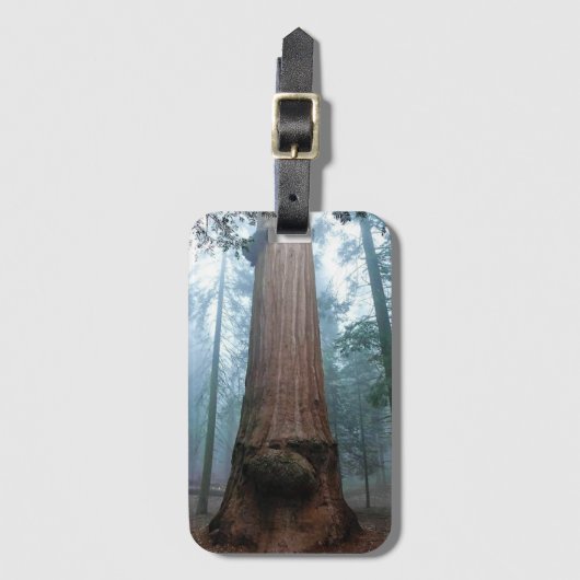 Étiquette À Bagage Giant Sequoia Tree in Grant Grove, CA (Devant Vertical)