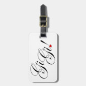 Étiquette À Bagage GiGi (Devant Vertical)