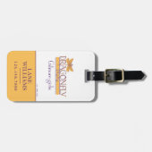 Étiquette À Bagage Gilmore Girls | Logo de Dragonfly Inn (Devant horizontal)