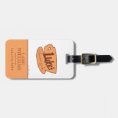 Étiquette À Bagage Gilmore Girls | Logo Luke's Diner (Devant horizontal)