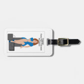 Étiquette À Bagage Gingembre de bagages de steward (hôtesse de l'air) (Devant horizontal)