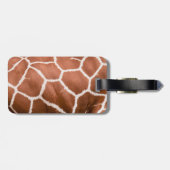 Étiquette À Bagage Girafe (Dos horizontal)