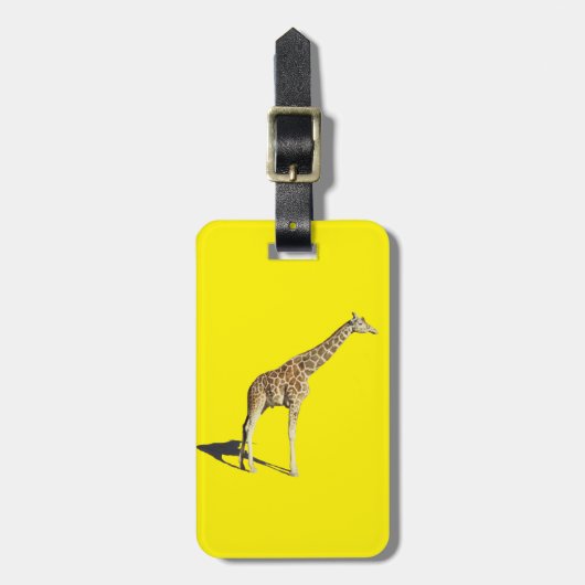 Étiquette À Bagage Giraffe (Devant Vertical)