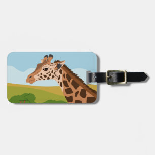 Étiquette À Bagage Giraffe