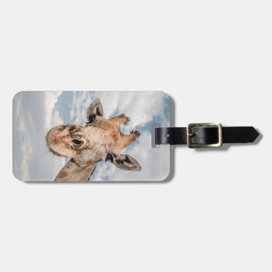 Étiquette À Bagage Giraffe (Devant horizontal)